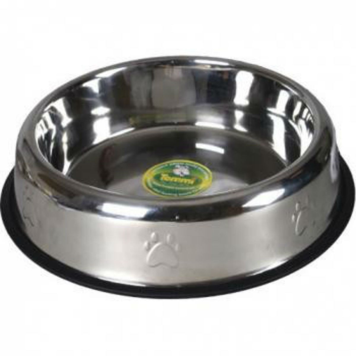 Stable stainless steel bowl, decorated with 450ml