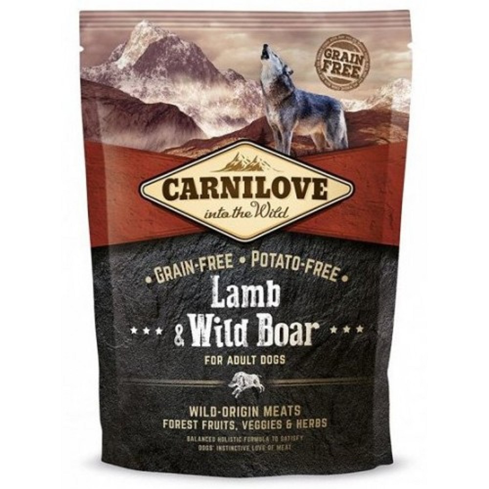 Carnilove Dog Lamb & Boar for Adult 1,5kg