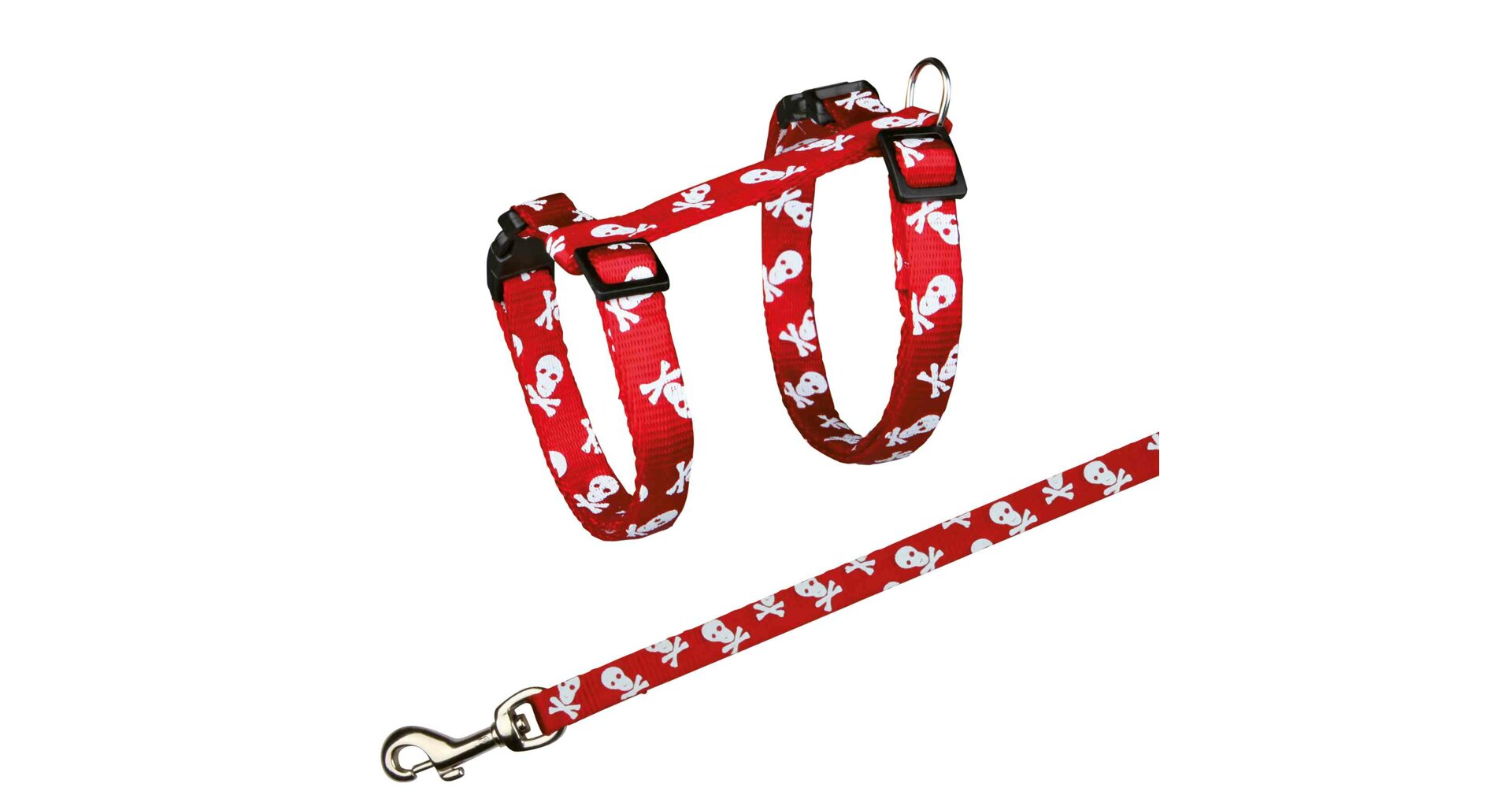 Trixie harness for cats Skull motif 27-46cm/10mm