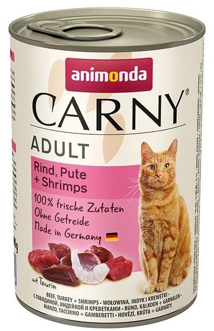 Animonda Carny Adult Beef, Turkey & Shrimp 400g