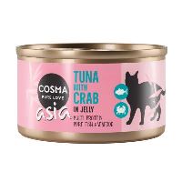 Cosma Thai/Asia tuňák s krabím masem v želé 85g
