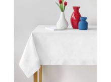 White cotton tablecloth 100x100cm