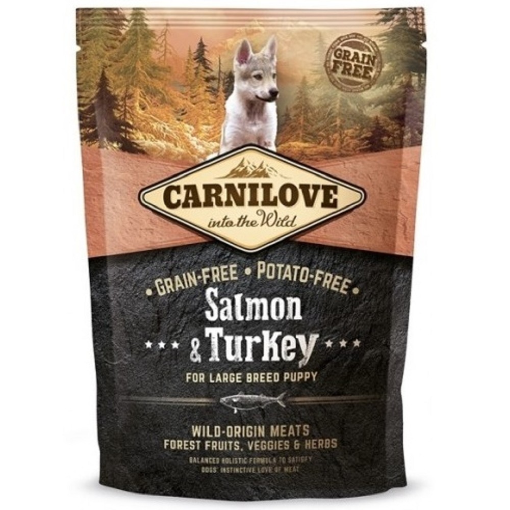 Carnilove Dog Salmon & Turkey for Large Breed Puppy 1,5kg