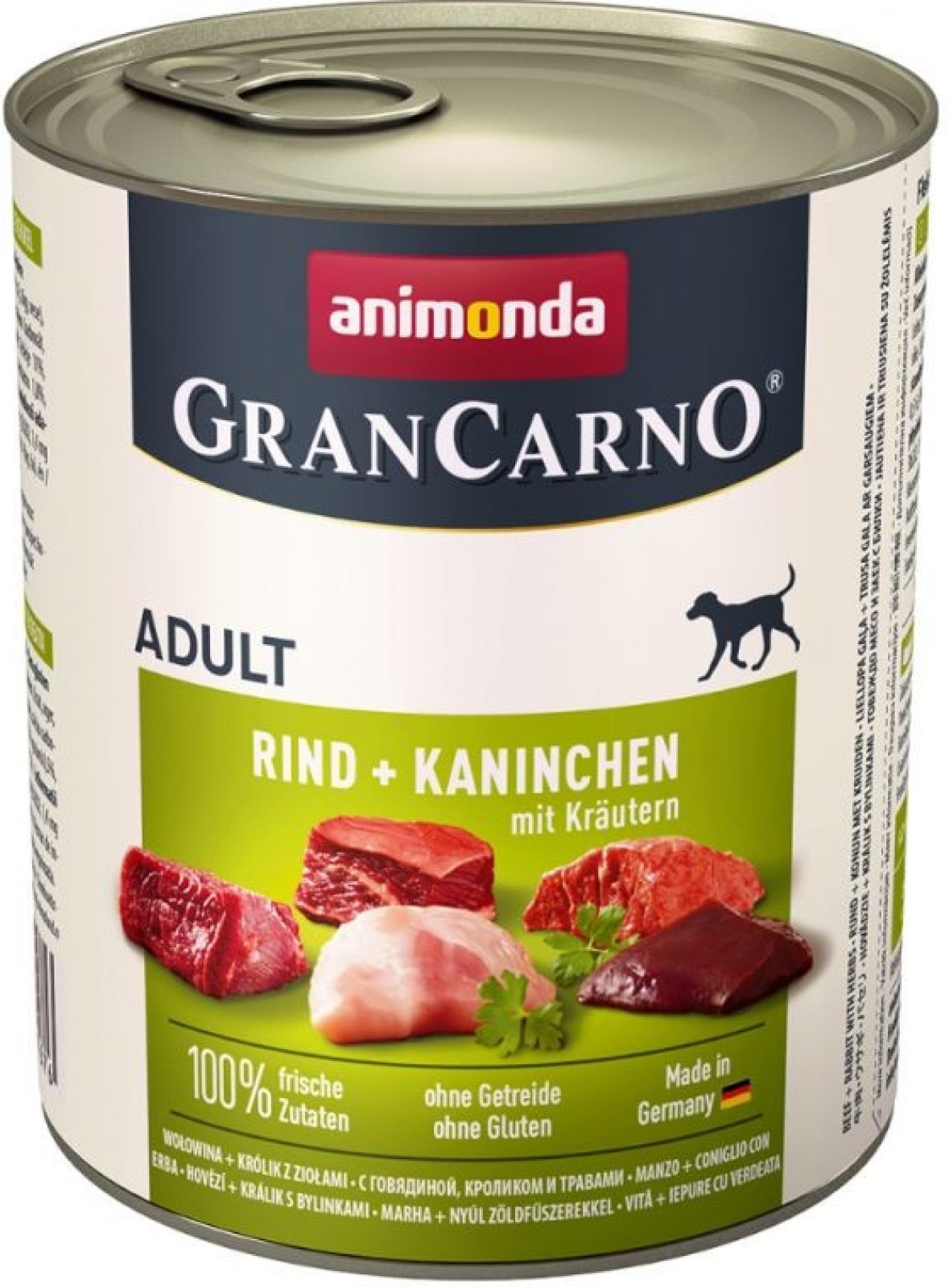 Animonda Gran Carno Adult hovězí, králík & bylinky 800g