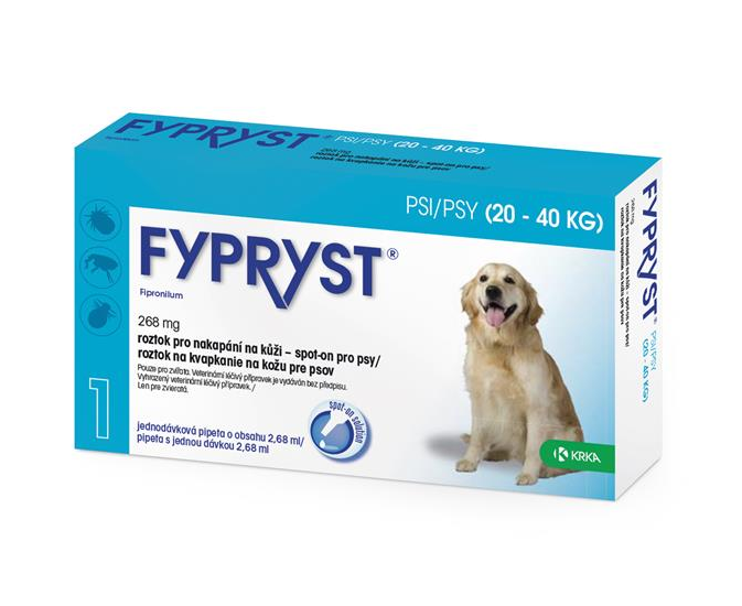 Fypryst Spot on Dog L 20-40kg 1x2.68ml