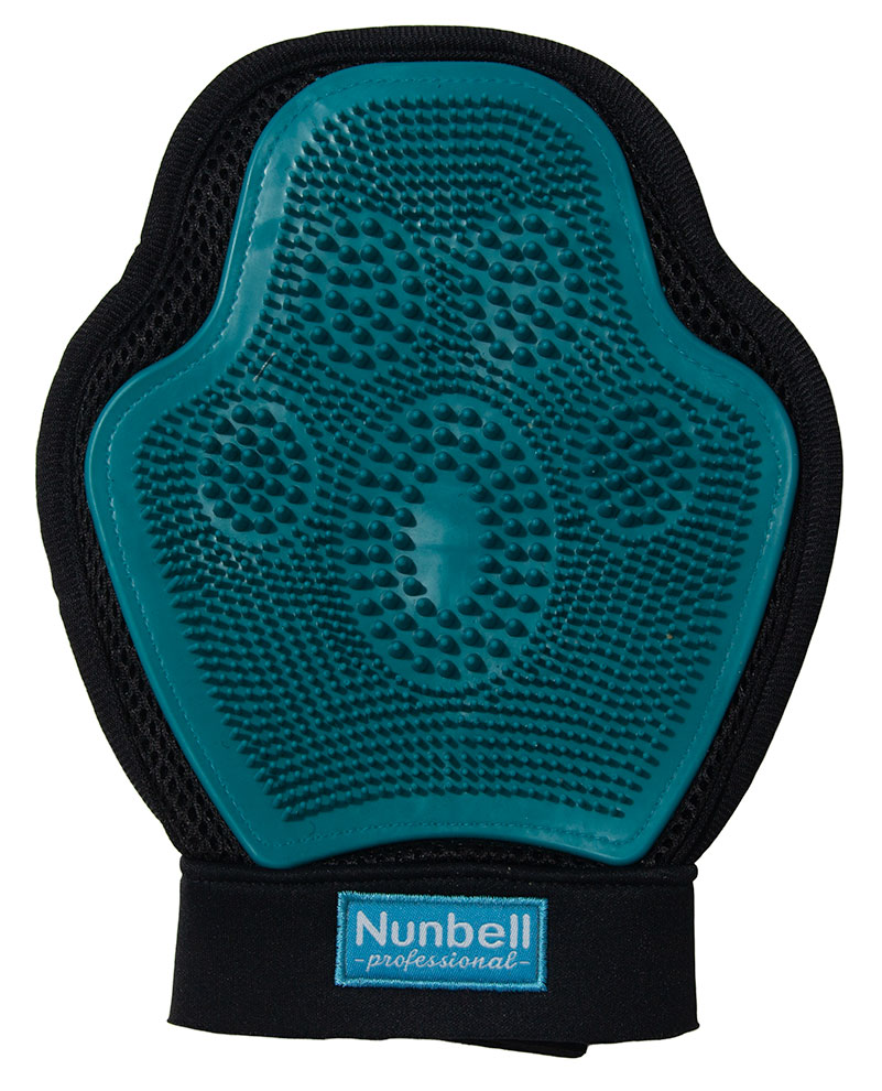 Nunbell gumová vyčesávací rukavice 23x18cm