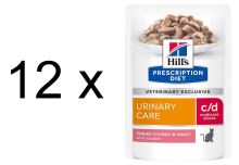 Hill&#39;s Prescription Diet c/d Multicare Stress Urinary Care salmon 12x85g
