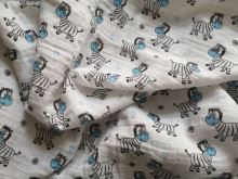 Cloth diaper Zebra blue