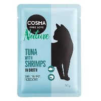 Cosma Nature tuna and shrimp 6x50g