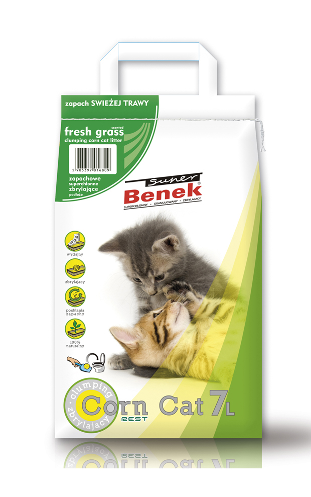 Super Benek Corn Cat fresh grass 25l