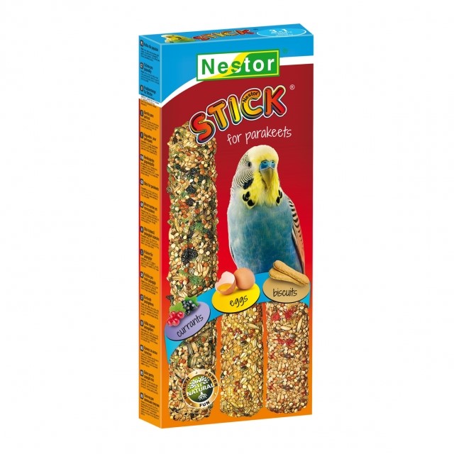 Nestor sticks for medium parrots with forest fruits