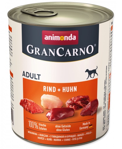 Animonda Gran Carno Adult hovězí & kuřecí 800g
