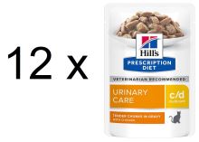 Hill&#39;s Prescription Diet c/d Multicare Urinary Care s chicken 12x85g