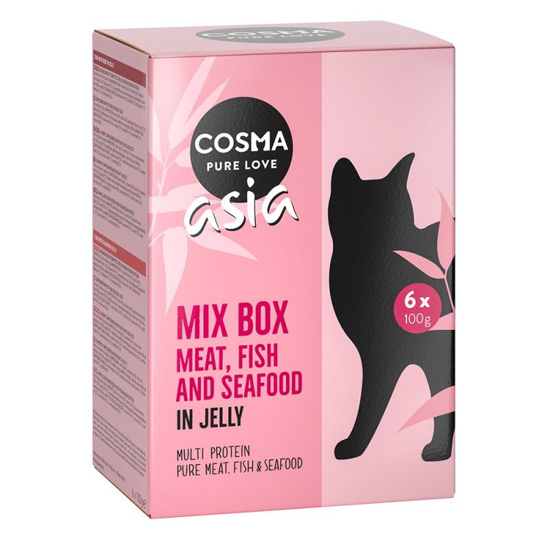 Cosma Asia mix box s masem, rybami a mořskými plody 6x100g