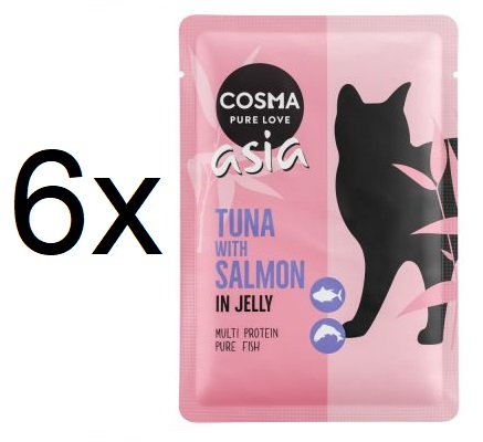 Cosma Asia losos & tuňák 6x100g