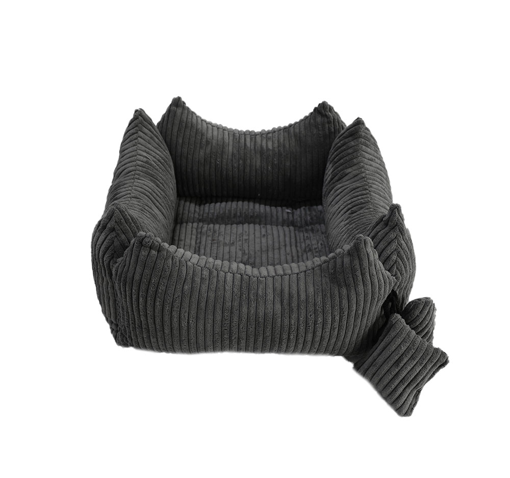 Rajen lair Plus, 48x48 or 58x58cm, thin gray strips E02 (1)