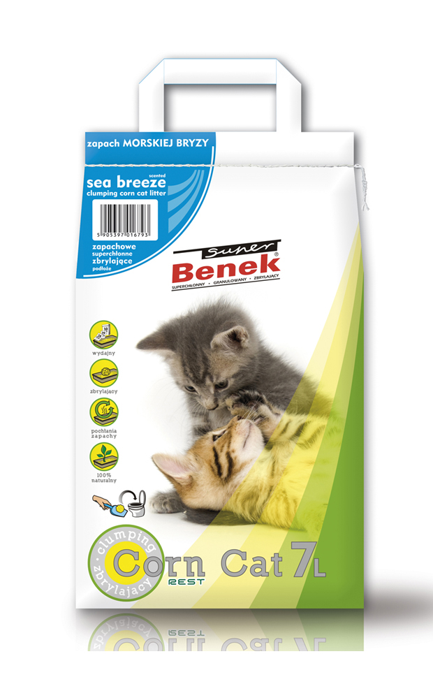Super Benek Corn Cat Sea Breeze 25l
