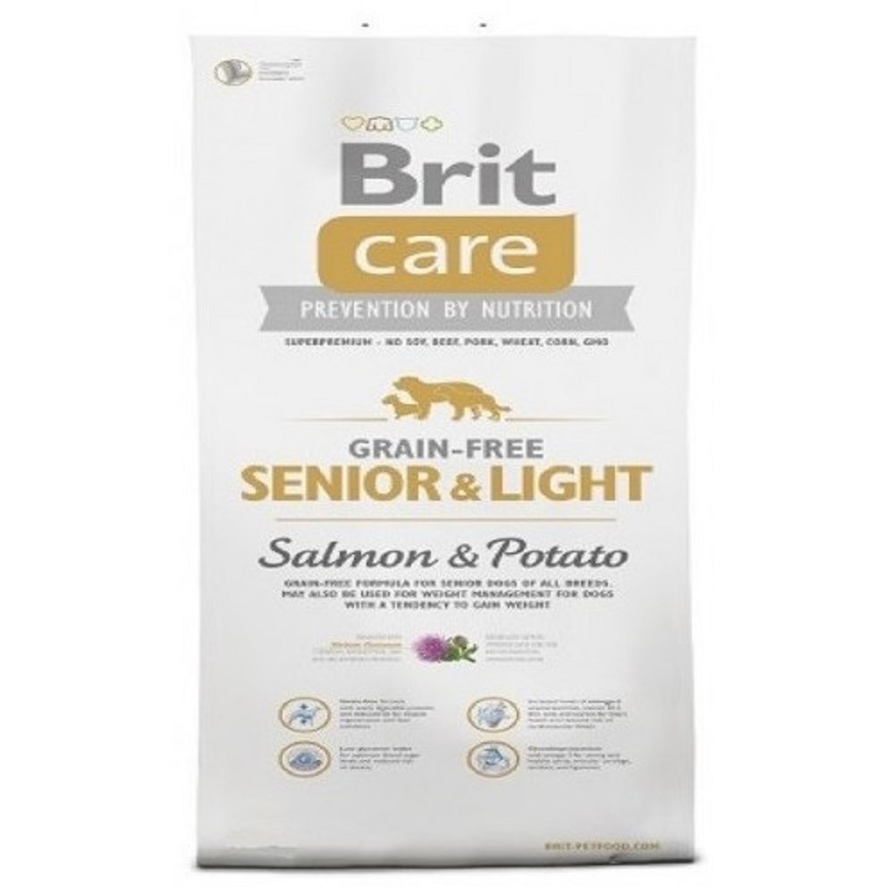 Brit Care Grain-Free Senior Light Salmon & Potato 3kg