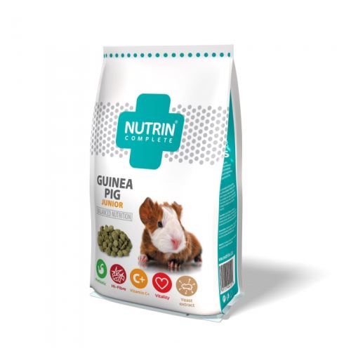 Kompletní extrudované krmivo NUTRIN pro mladá morčata. 400 g.