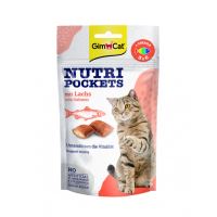 GimCat Nutri Pockets with salmon 60g