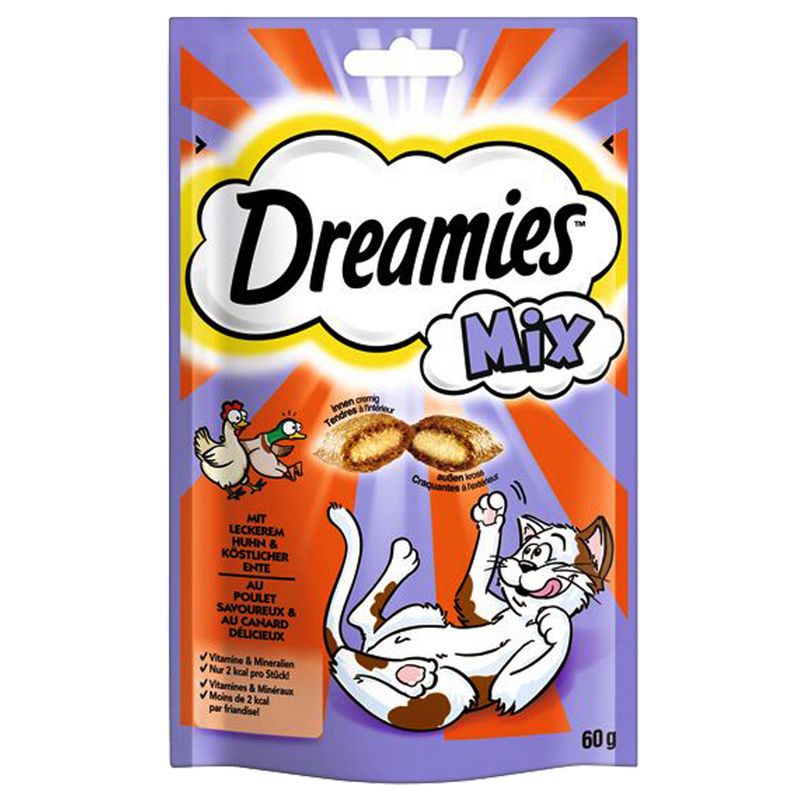 Dreamies cat Mix chicken & duck 60g