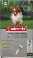 Bayer Advantix Spot On for dogs up to 4kg 1x0.4ml
