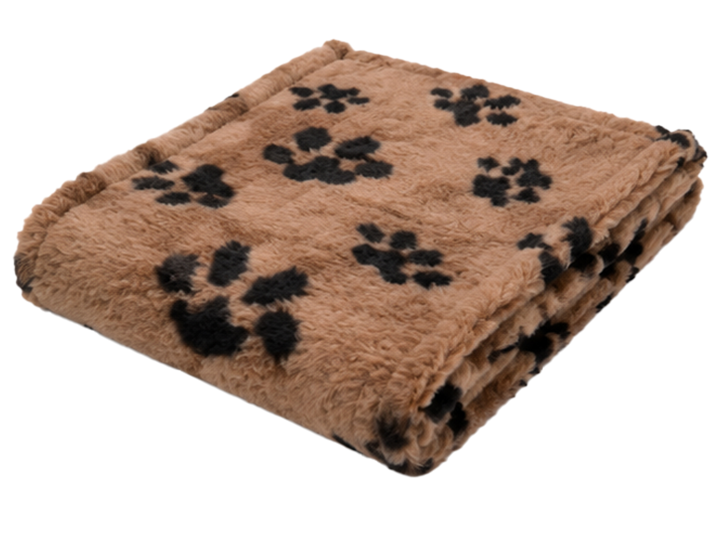 Vetbed with anti-slip - brown/black paws