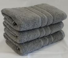 KLASIK PROUŽEK towel and bath towel silver