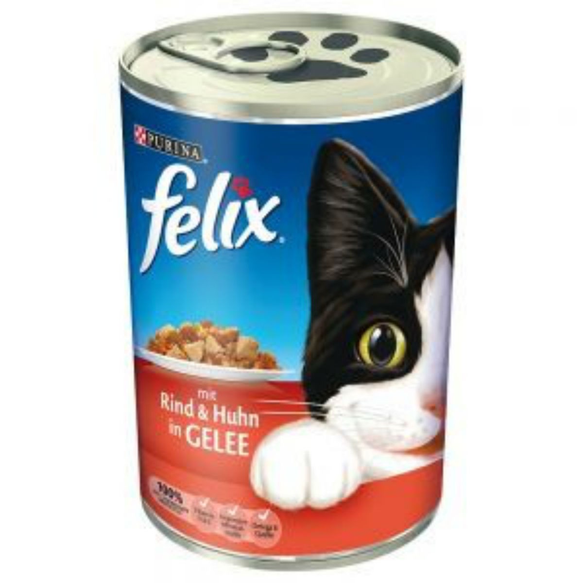 Felix canned beef and chicken in jelly 400 g