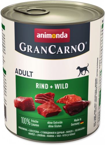 Animonda Gran Carno Adult hovězí & zvěřina 800g