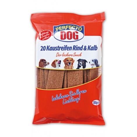 Perfecto Dog slices of beef + veal 20pcs