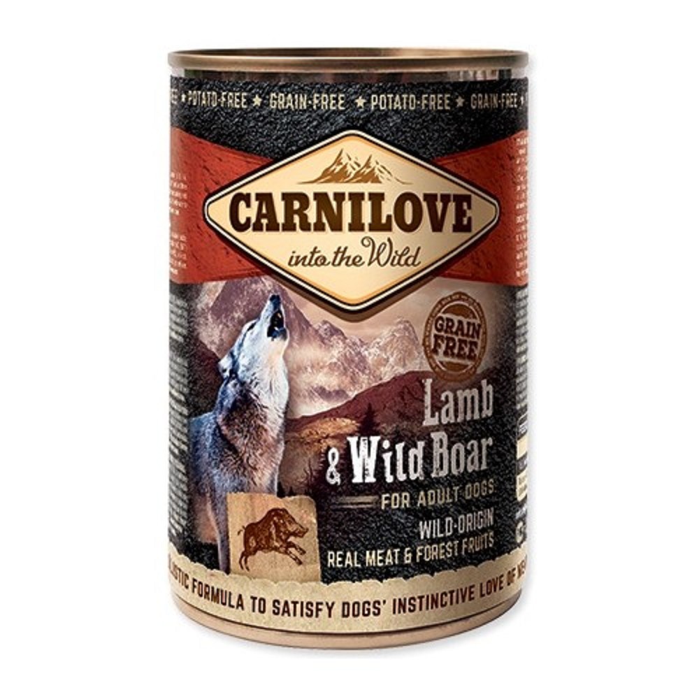 Carnilove Lamb & Wild Boar for adult dogs 400g