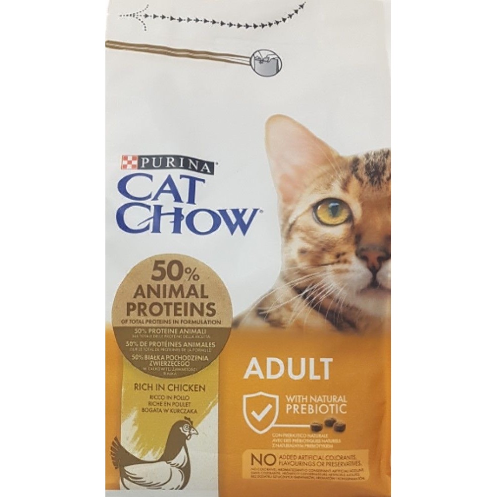 Purina Cat Chow Adult kuře & krůta 1,5kg