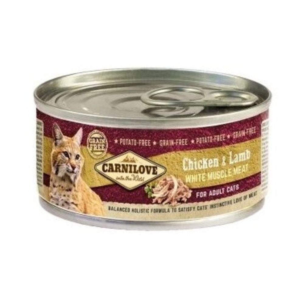 Carnilove White Muscle Meat Chicken & Lamb Cats 100g
