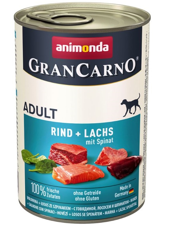 Animonda Gran Carno Adult hovězí & losos 400g
