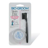 Bio-Groom cream and comb spots, white
