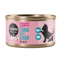 Cosma Thai/Asia kitten tuňák s krabím masem v želé 85g