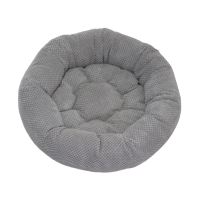 Rajen round cat bed 50cm, grey bubbles