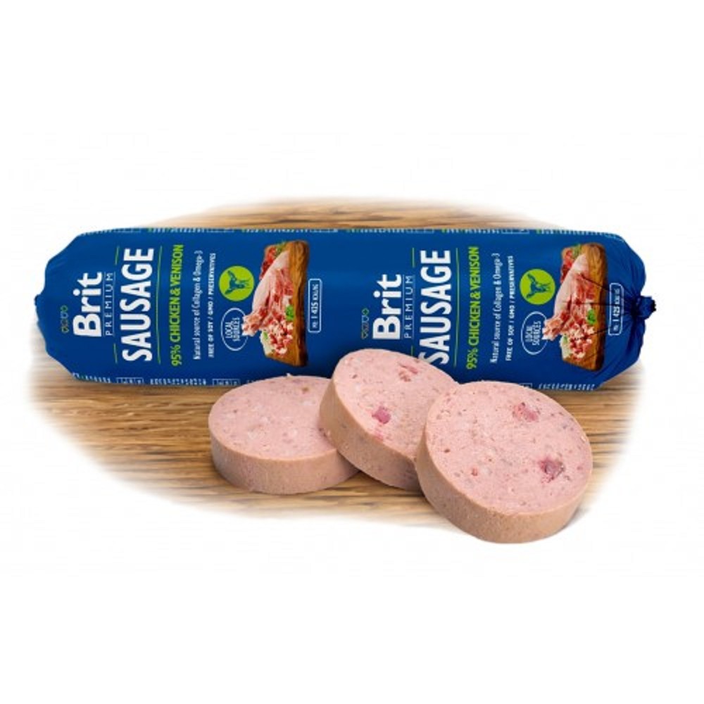 Brit Premium Sausage Chicken & Venison 800g
