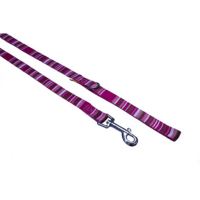 B&amp;F Strap leash, stripes 2x150cm pink