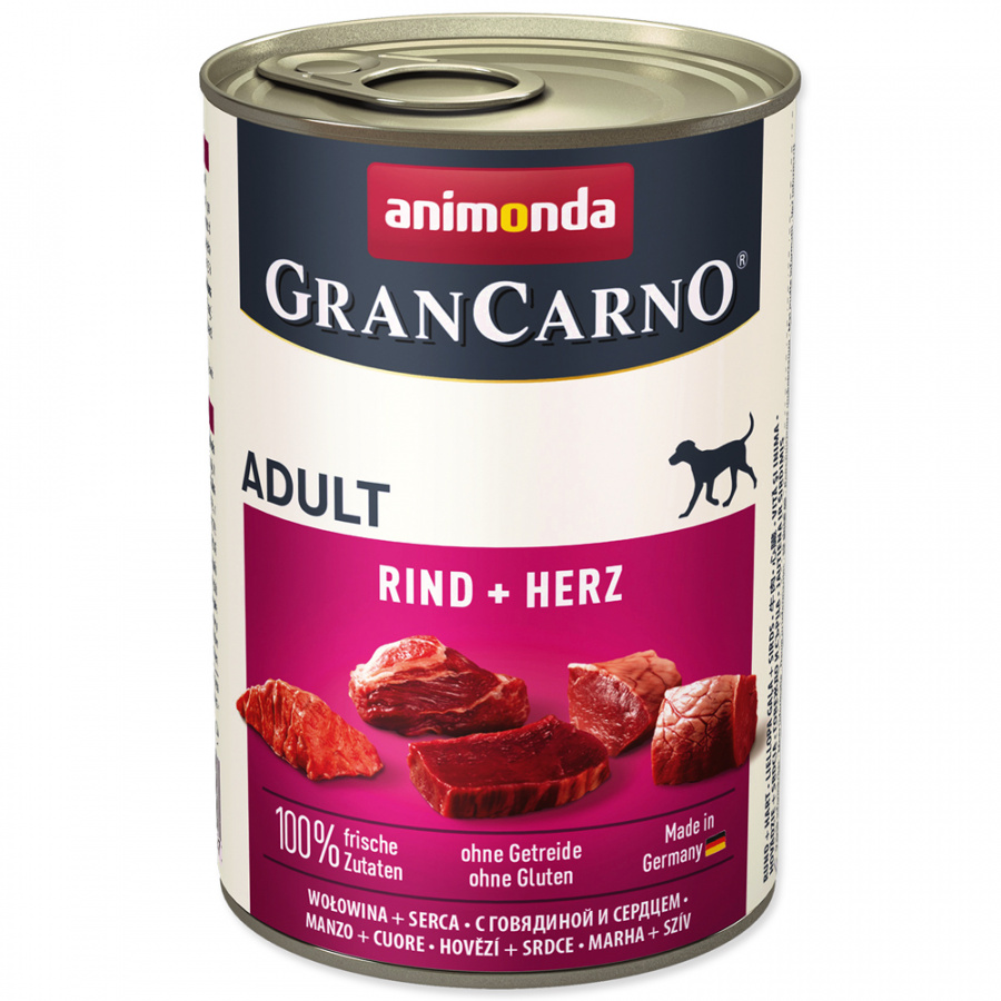 Animonda Gran Carno Adult hovězí & srdce 400g