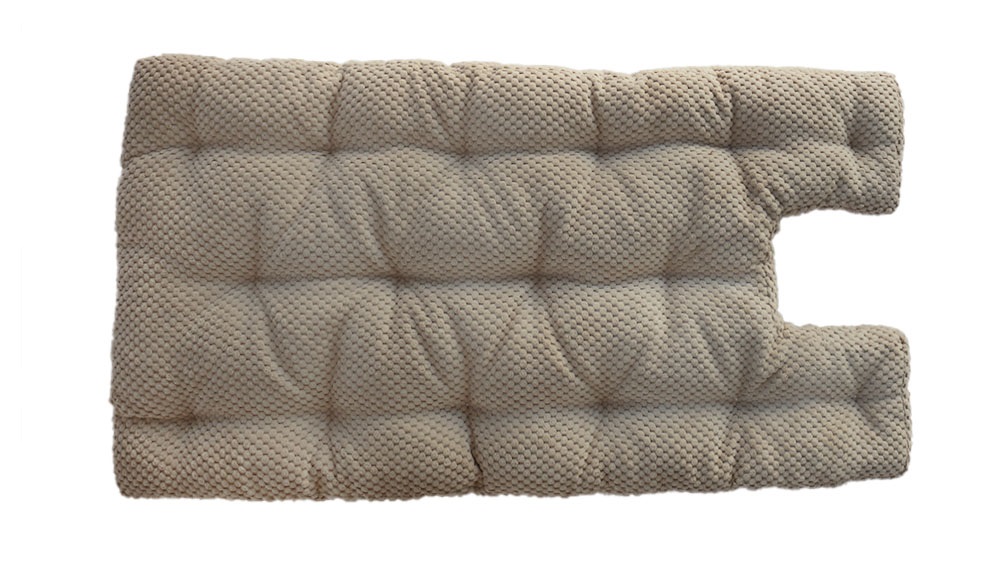 Pillow with velcro for a small Rajen bench