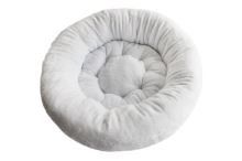 Rajen round cat bed 50cm, clear white