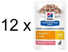 Hill&#39;s Prescription Diet c/d Multicare Urinary Care s lososem 12x85g