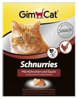 GimCat Schnurries taurin &amp; kuře 420g Expirace 01/2023!!!