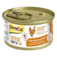 GimCat ShinyCat chicken with carrots in juice 70g Expiration 6/24/2024!!!