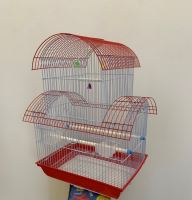 Rajen Lira klec pro papoušky červená 36x27x52cm