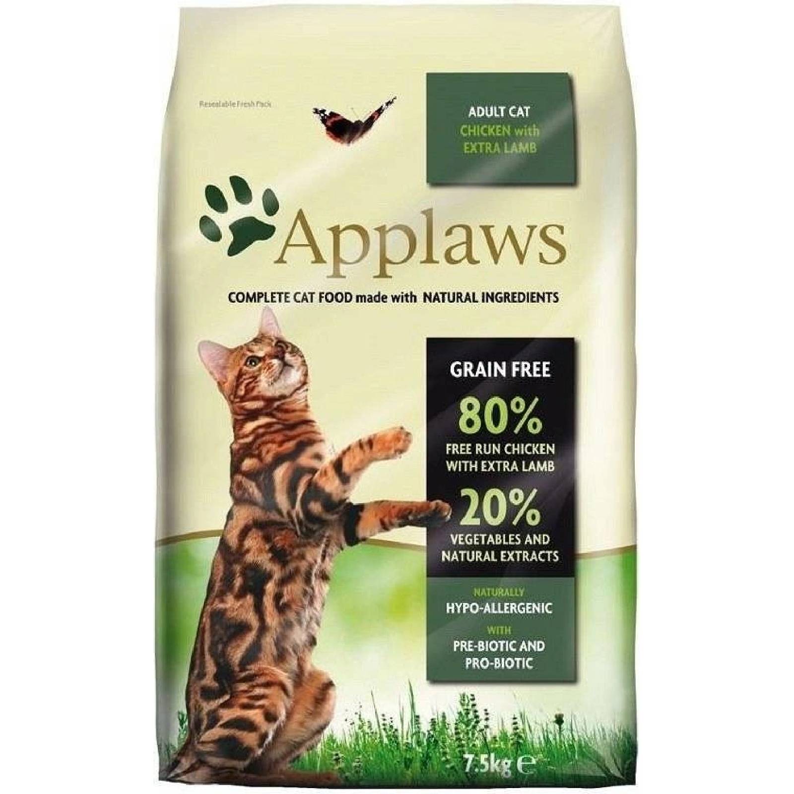 Applaws cat Adult kuře & jehněčí 7,5kg