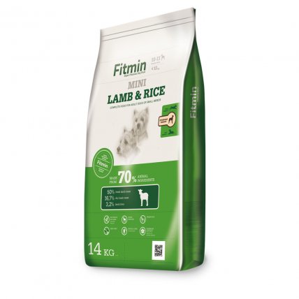Fitmin Mini Lamb & Rice kompletní krmivo pro psy 14kg