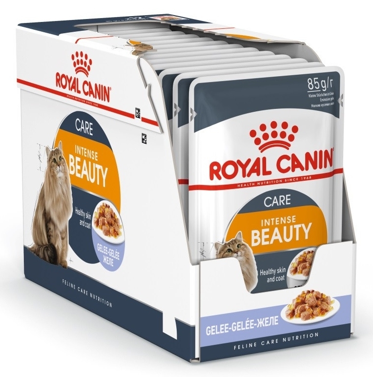 Royal Canin Intense Beauty v želé kapsička 12x85g